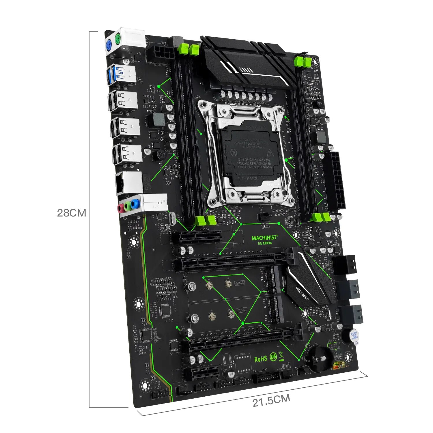 MACHINIST E5 MR9A V1.0 X99 Sup - X99 Dual Cpu Motherboard Combo recensione e prezzo